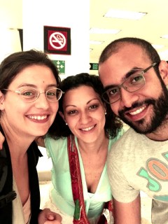 Helena Vaello, Teresa Carrada, Yo. Foto: Helena Vaello.